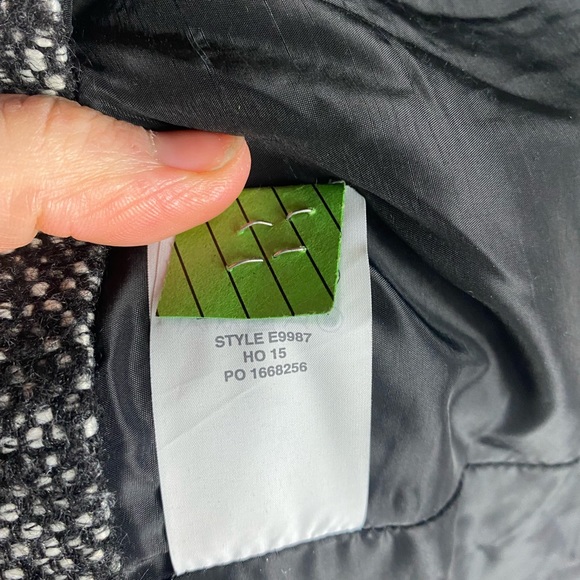 J. CREW Tweed & Lace Cap Sleeve Sheath Dress Black White Womens 2Petite - Picture 9 of 9